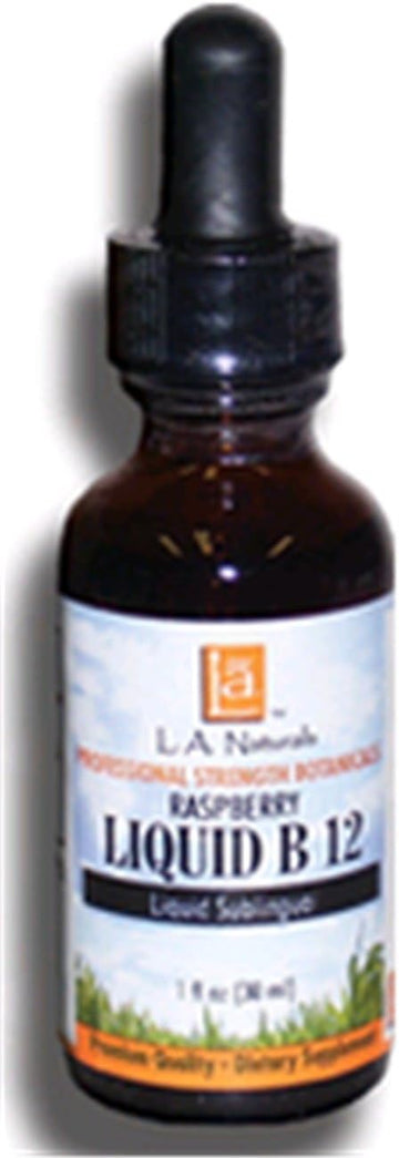 L A Naturals Vitamin B12 Drops 1000Mcg Cyano, 0.02 Pound : Health & Household