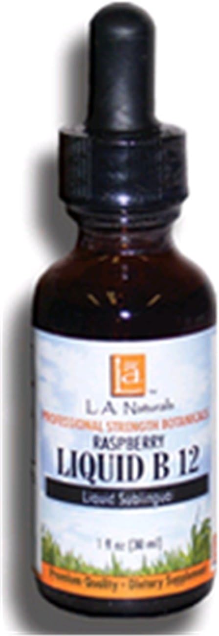 L A Naturals Vitamin B12 Drops 1000Mcg Cyano, 0.02 Pound : Health & Household