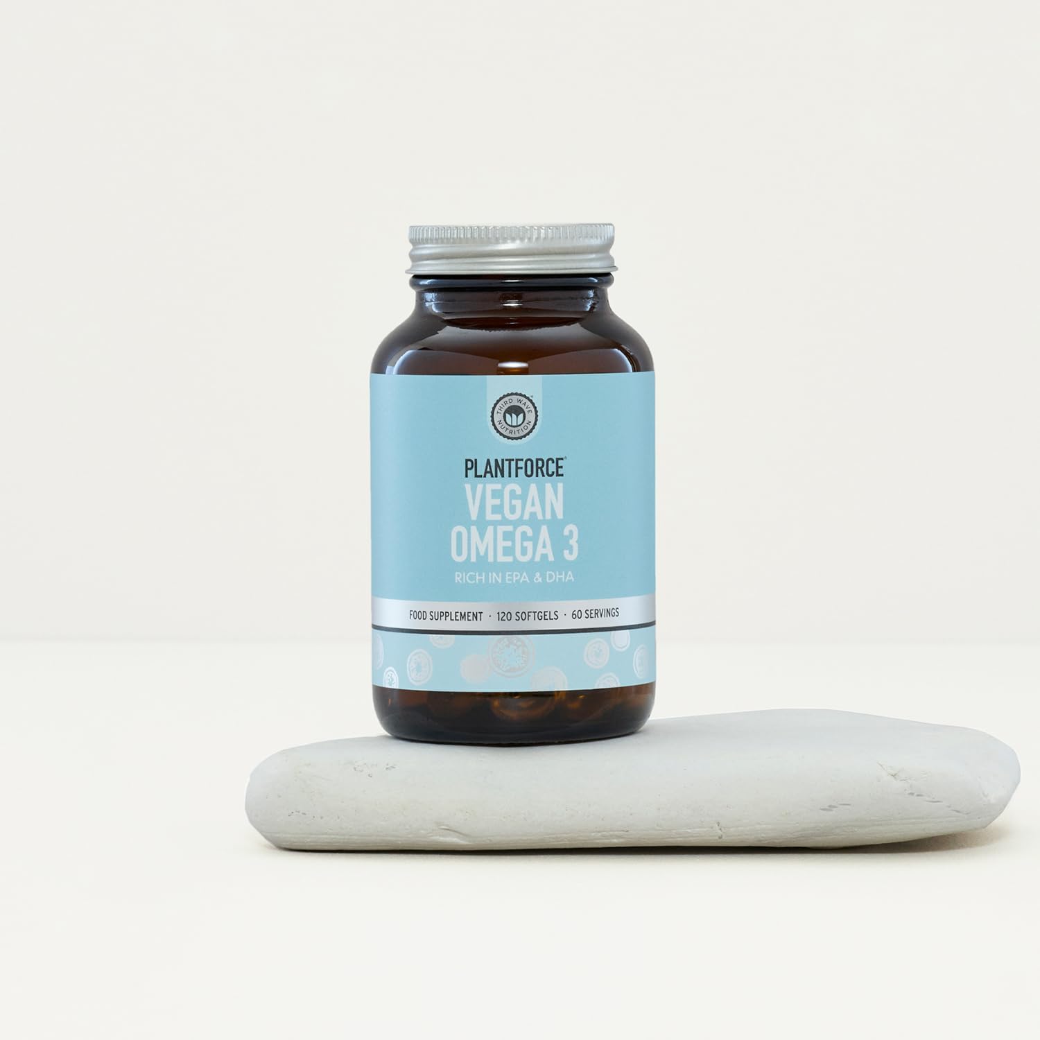 Plantforce Vegan Omega 3 - Rich In Epa& Dha - 60 Servings - 120 Softgels