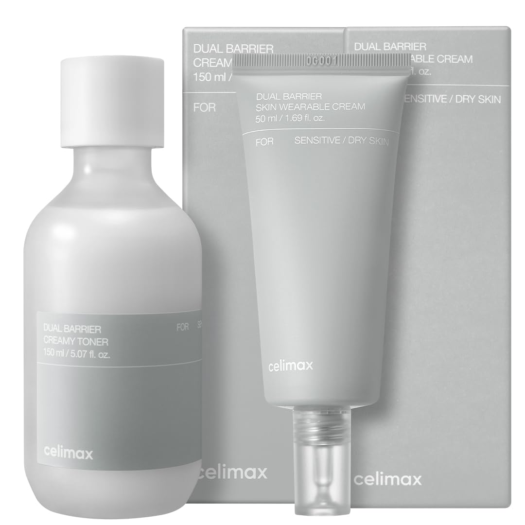 Celimax Dual Barrier Creamy Toner & Long Lasting Cream Skincare Duo