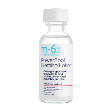 M-61 Powerspot Blemish Lotion | Fast-Acting Overnight Spot Treatment With Salicylic Acid, Tea Tree, Witch Hazel, Aloe, 1.0 Fl Oz