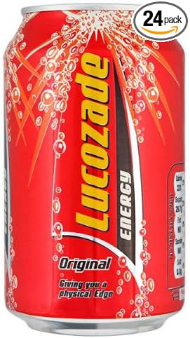 Lucozade Energy Original Soft Drink 330Ml Case Of 24