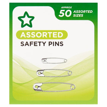 Safety Pins Assorted 50