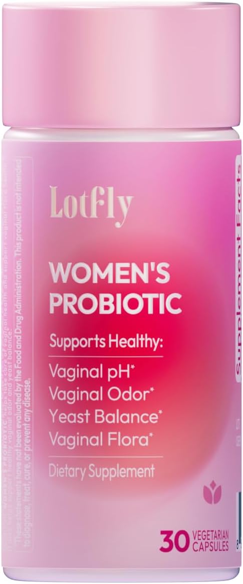 Vaginal Probiotics For Women – Ph Balance Support With Prebiotics & Lactobacillus Probiotic Blend – Healthy Vaginal Flora & Odor Control – Women'S Vaginal Health Supplement – 30 Capsules