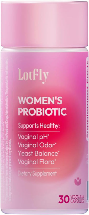 Vaginal Probiotics For Women – Ph Balance Support With Prebiotics & Lactobacillus Probiotic Blend – Healthy Vaginal Flora & Odor Control – Women'S Vaginal Health Supplement – 30 Capsules