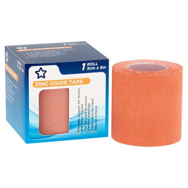 Zinc Oxide Sport Tape 5Cm X 5M