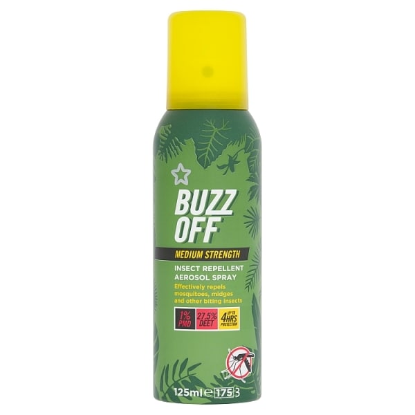 Buzz Off Medium Strength Insect Repellent 125Ml