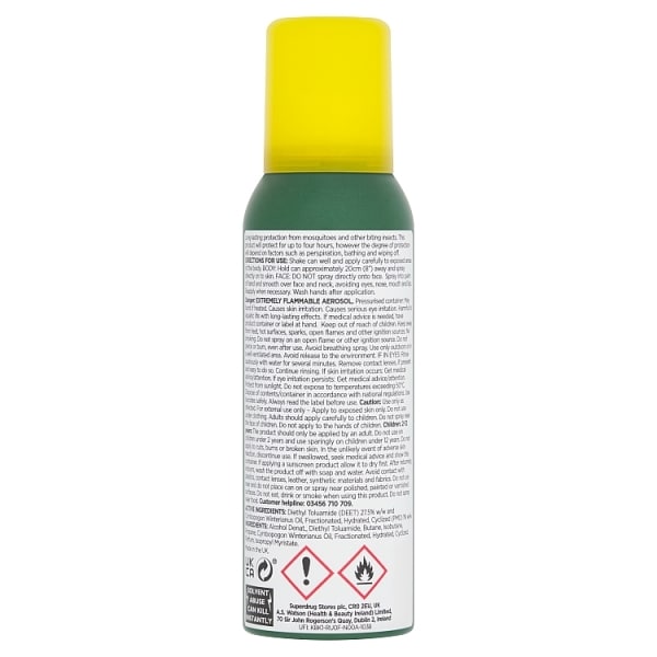 Buzz Off Medium Strength Insect Repellent 125Ml