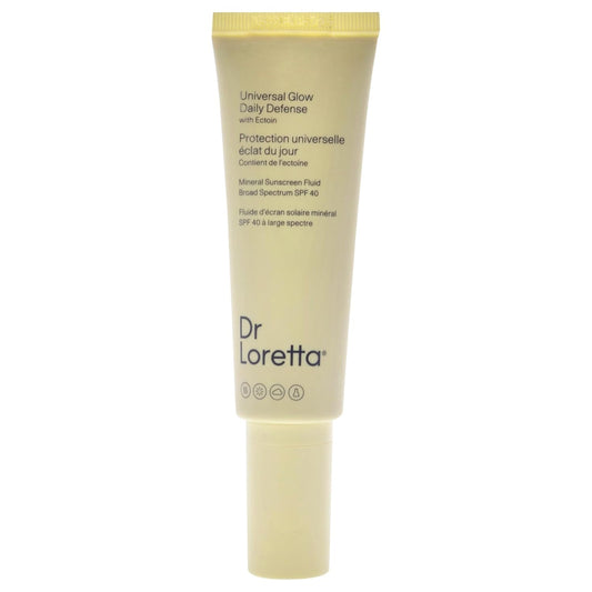 Universal Glow Daily Defense Mineral Sunscreen Fluid Spf 40 By Dr. Loretta For Women - 1.7 Oz Sunscreen