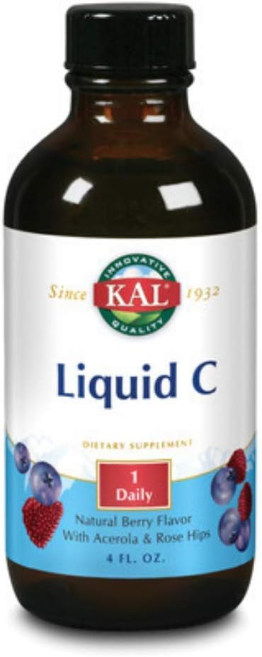 KAL 300 Mg C Liquid, Berry, 4 Fluid Ounce : Health & Household