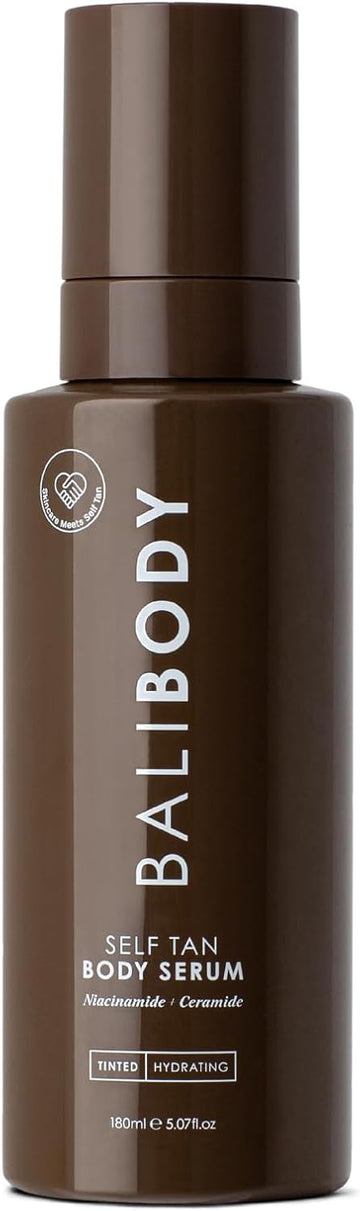 Bali Body Self Tan Body Serum | Tinted Self Tan Body Serum For All Skin Types For Natural Looking Gradual Bronze Glow | Vegan, Cruelty Free, Australian Made (180 Ml/6.1 Fl Oz)