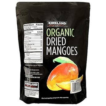 Kirkland Signature Organic Dried Mangoes, 2.5 Pounds (Pack of 2) : Grocery & Gourmet Food