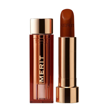 Merit Signature Lip Lightweight Satin Lipstick - 0.10 Oz / 3 G (Tiger (Brick Red), Standard) : Beauty & Personal Care