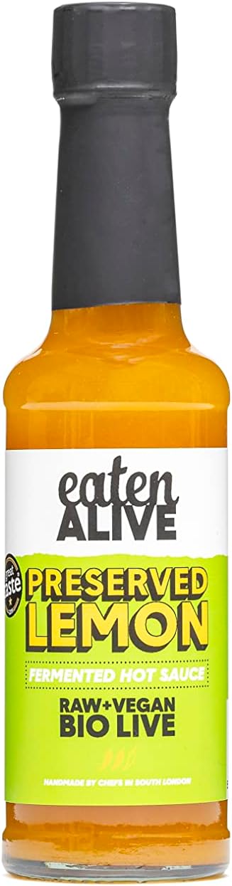 Eaten Alive - Preserved Lemon Fermented Hot Sauce (150Ml) Vegan & Made In The Uk - Award Winning