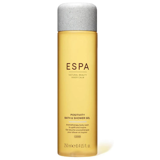 Espa | Positivity Bath & Shower Gel | 250Ml | Jasmine, Gardenia & Rose Geranium | Vegan