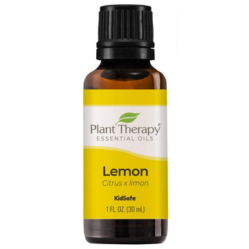 Plant Therapy Lemon Essential Oil For Diffuser 30 Ml (1 Oz) 100% Pure, Undiluted, Natural Aromatherapy, Lemon Oil For Skin, Lemon Oil For Cleaning, Therapeutic Grade