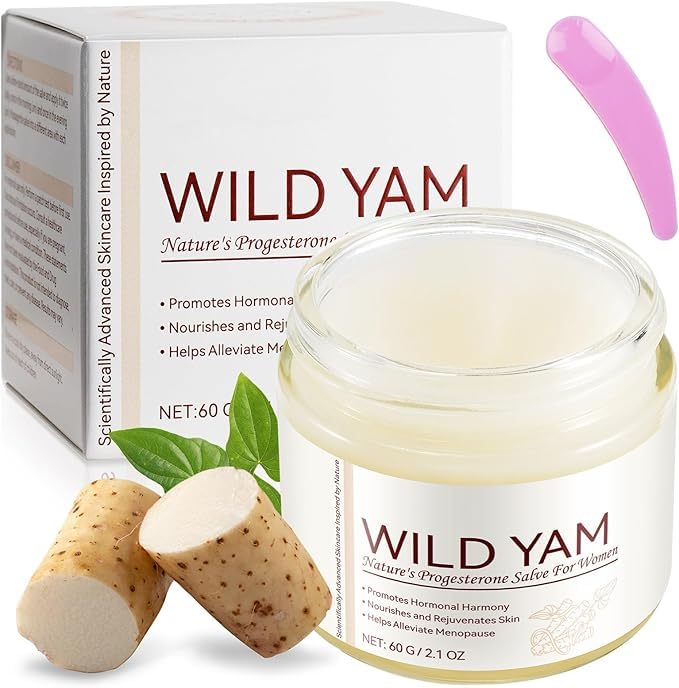 Wild Yam Cream – Natural Hormone Balance for Menopause Relief & Menstrual Comfort(60Grms)