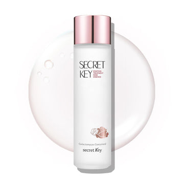 Secretkey Starting Treatment Essence Rose Edition, Nourishment & Hydration, Skin Soothing, Skin-Texture Care, 94% Of Galactomyces And Rose Water Synergy 5.07 Fl. Oz. / 150Ml, For Sensitive Skin