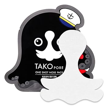 Tonymoly Tako Pore One Shot Nose Pack, 3 Pack - Nourishing Marine Plant Extracts And Mud Condition And Purify Skin