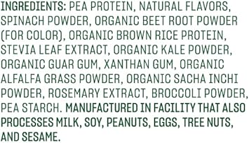 Vega Protein And Greens Protein Powder, Berry - 20G Plant Based Protein Plus Veggies, Vegan, Non Gmo, Pea Protein For Women And Men, 1.7 Lbs (Packaging May Vary)