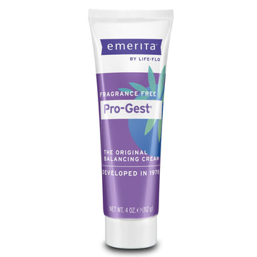 Emerita Pro-Gest Balancing Cream | The Original Progesterone Cream | for Optimal Balance at Midlife | 4 oz