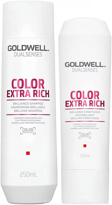 Goldwell Dualsenses Colour Extra Rich Brilliance Shampoo 250Ml Conditioner 200Ml