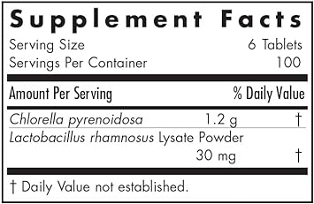 Nutricology Kingchlorella, Tablets, 600-Count