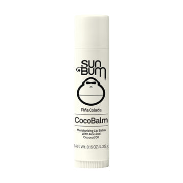 Sun Bum Cocobalm Piña Colada - Hydrating Lip Balm With Coconut Oil And Aloe Vera - 0.15 Oz Stick