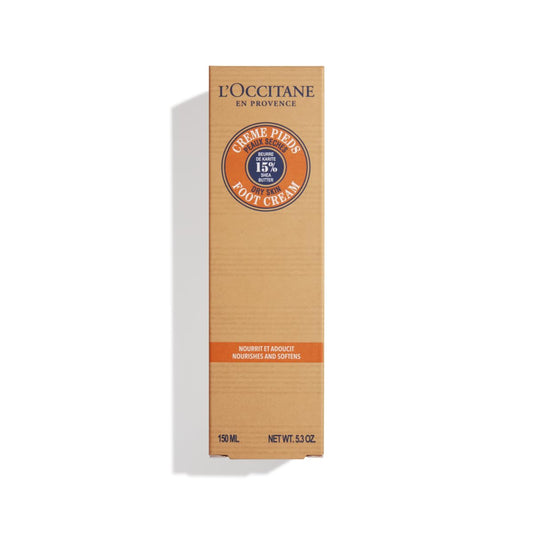 L'Occitane Shea Butter Foot Cream: Soothe & Nourish Dry Skin, Fast Absorbing, Moisturizes, With 15% Shea Butter