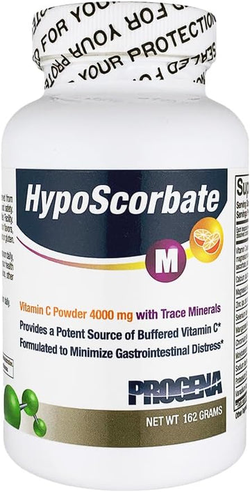 Progena - Hyposcorbate Vitamin C Powder 4000 Mg W/Trace Minerals (162 G)