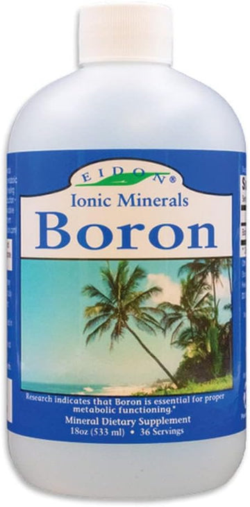 Eidon Liquid Boron Drops - Ionic Mineral Boron Supplement, Essential E