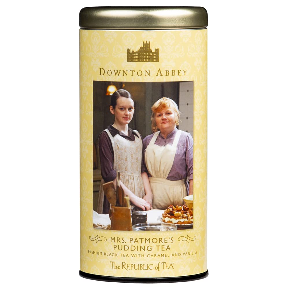 The Republic Of Tea Downton Abbey Mrs. Patmore'S Pudding Tea, 36 Tea Bags, Caramel Vanilla Black Tea