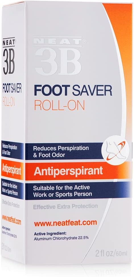 Neat® 3B Foot Saver Roll-On Antiperspirant For Feet 60Ml