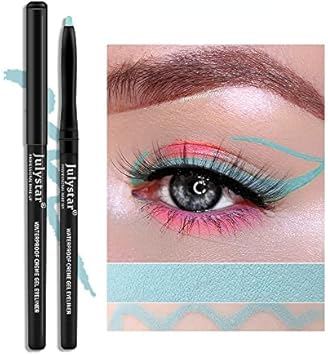 Julystar Color Eyeliner Gel Pen, Ultra-Thin Eyeliner, Waterproof, Oil-Proof And Non-Smudge Lasting Eyeliner (07#)