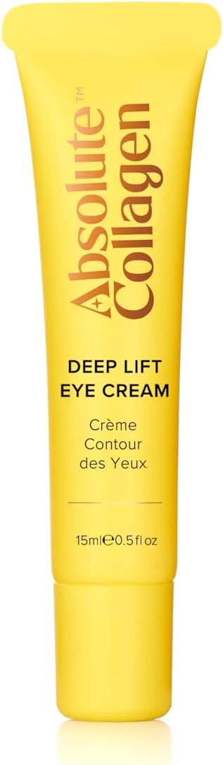 Absolute Collagen Deep Lift Eye Cream 15Ml - Radiance Boosting - De-Puff And Brighten Dark Circles - Reduce Appearance Of Fine Lines & Wrinkles - Collagen Boosting Anti-Ageing Formula - Firm & Tighten