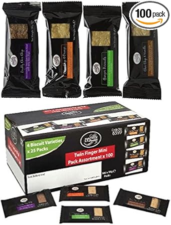 2 x Cafe Paterson Bronte Traditional Minipack Assortment 100x2 Biscuits (4 Flavours) : Amazon.co.uk: Grocery