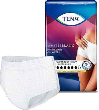 Tena Incontinence & Postpartum Underwear For Women, Super Plus Absorbency - X-Large - 56 Count