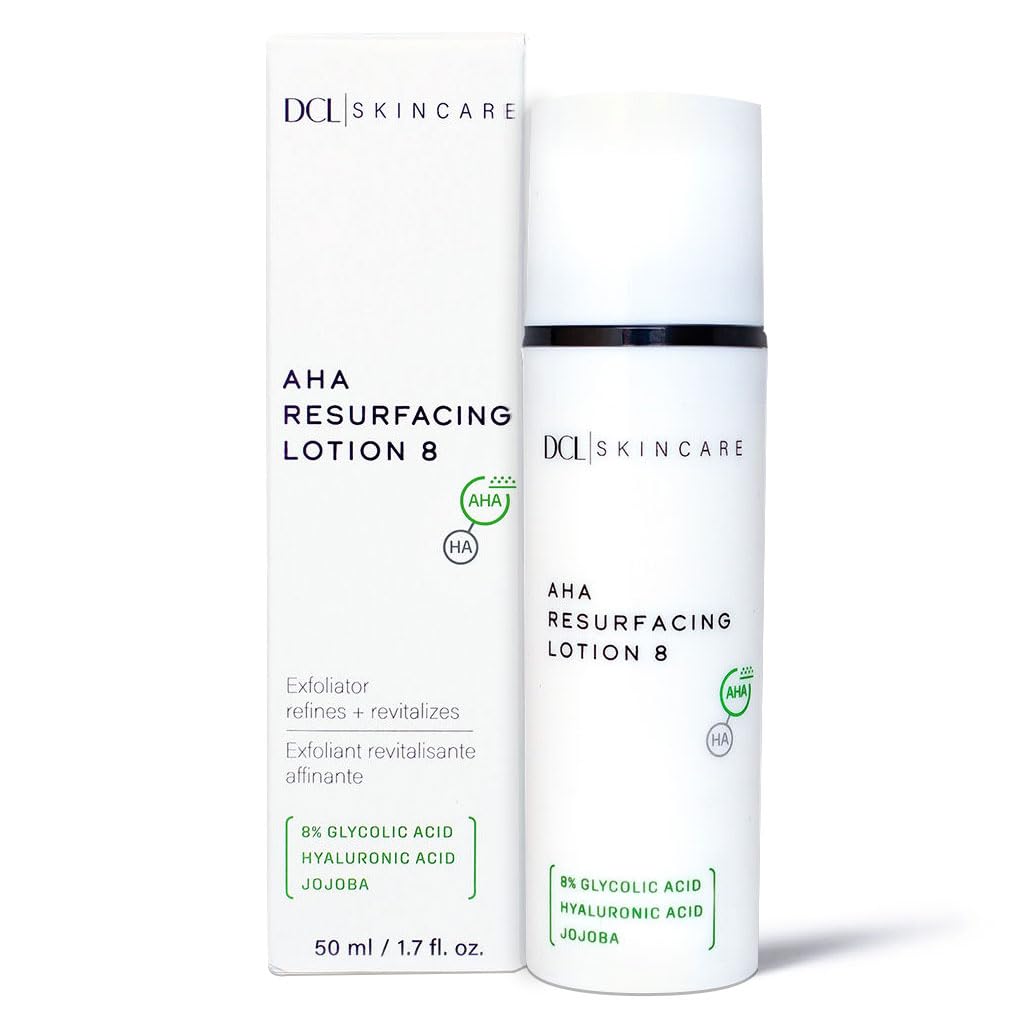 Dcl Skincare Aha Resurfacing Lotion 8 With 8% Glycolic Acid, 1.7 Fl Oz