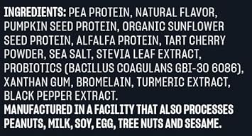 Vega Premium Sport Protein Vanilla Protein Powder, Vegan, Non Gmo, Gluten Free Plant Based Protein Powder Drink Mix, Nsf Certified For Sport, 29.2 Oz, Packaging May Vary