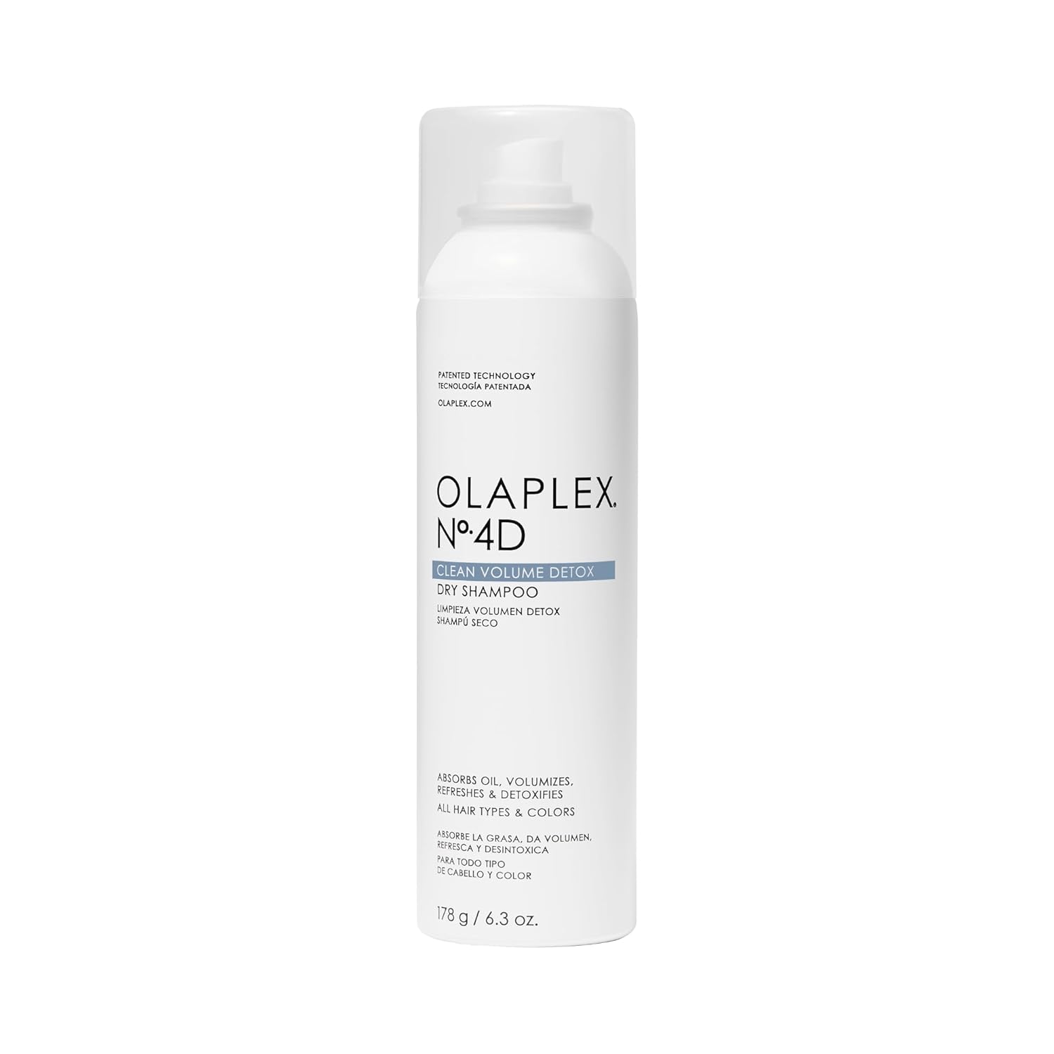 Olaplex No. 4D Clean Weightless Volume Dry Shampoo, Detoxifies Scalp, Neutralizes Odor, Leaves Hair Feeling Clean, For All Hair Types, 1.69 Oz