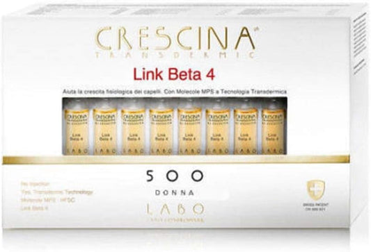 Labo Criscina Transdermic Link Beta-4 Hair Recreation 500 Female 40 Vial