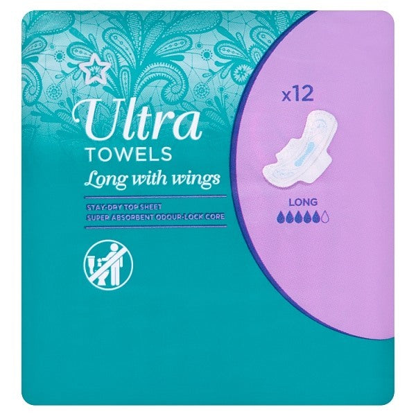 Super Ultra Winged Panty Liners X12