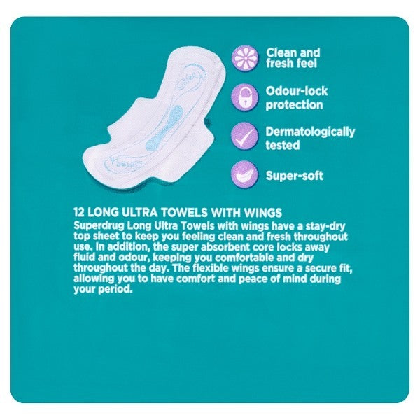 Super Ultra Winged Panty Liners X12