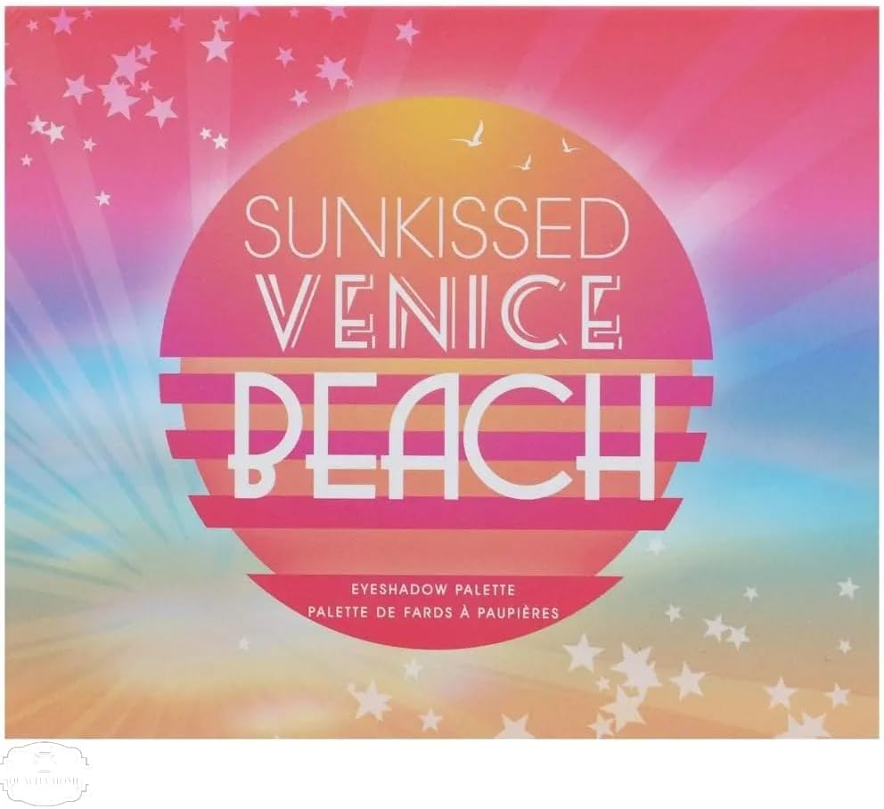 Venice Beach Eyeshadow Palette, 12 Shades, Blends Of Matte And Shimmer Textures, Beach Inspired Colors