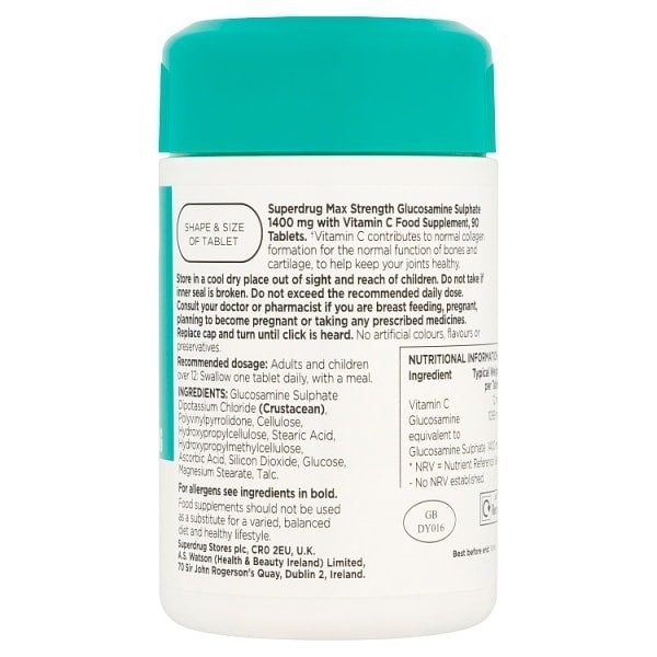 S/D Max Strength Gluco Sul 1400Mg 90
