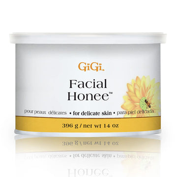 Gigi Facial Honee Hair Removal Wax For Delicate Skin, 14 Oz