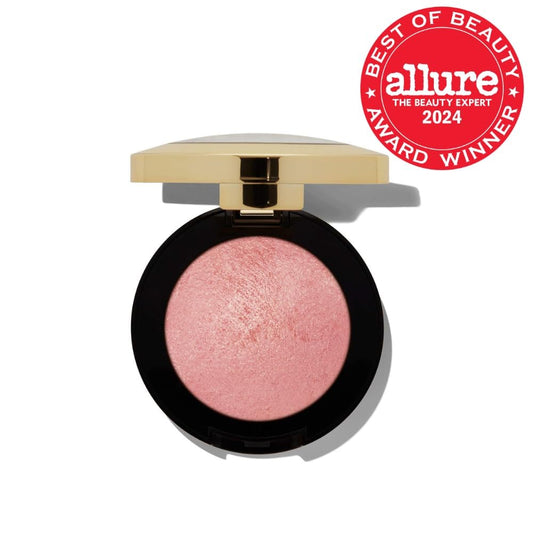 Milani Baked Blush - Sunset Passione (0.12 Ounce) Cruelty-Free Powder Blush - Shape, Contour & Highlight Face For A Shimmery Or Matte Finish