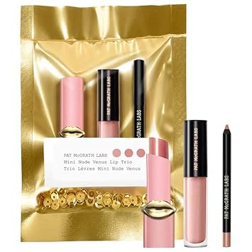 Pat Mcgrath Labs Mini Lip Shine Trio: Nude Venus : Beauty & Personal Care