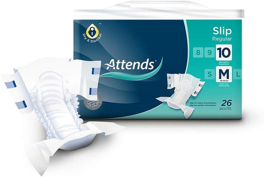 Attends Slip Regular 10 - Medium (26 Adhesive Pants)