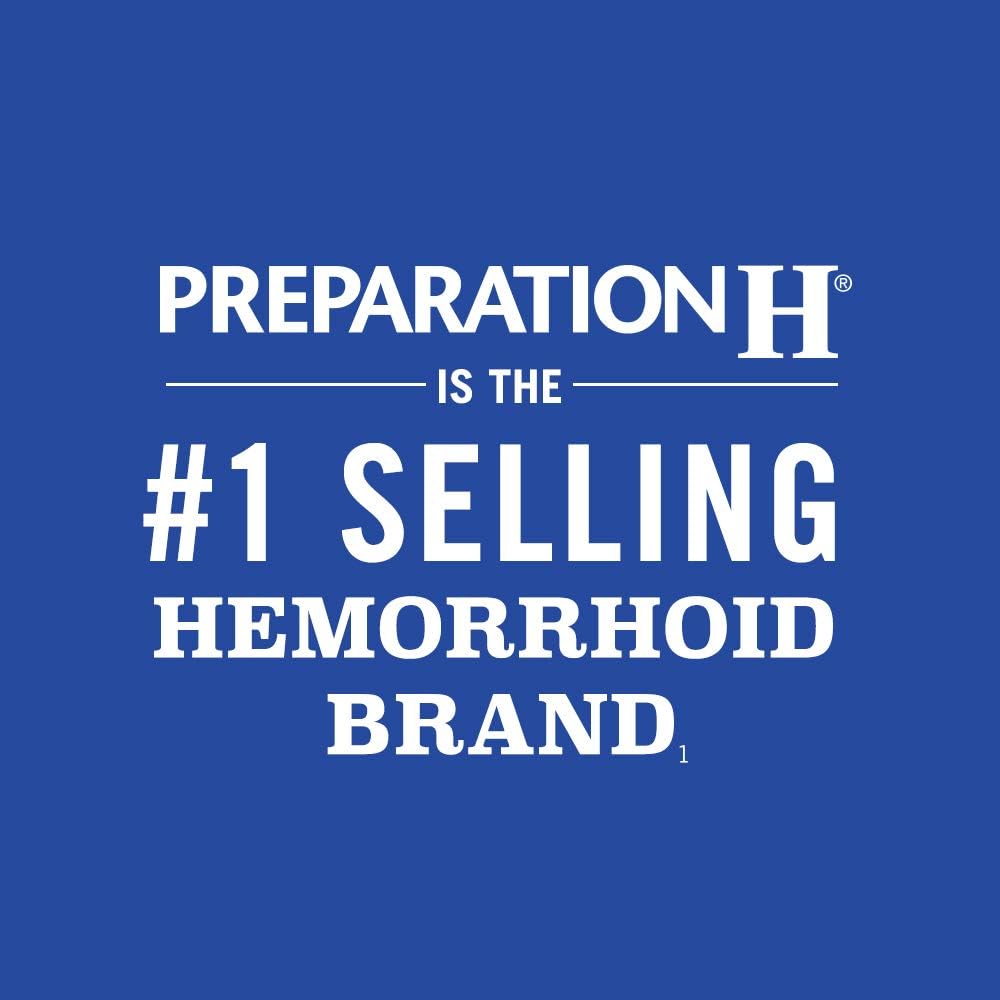 Preparation H Hemorrhoid Cooling Gel with Aloe for Fast Discomfort Relief - 1.8 Oz Tube : Health & Household